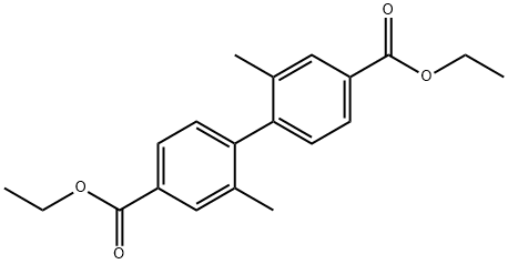 2,2'-二甲基联苯-4,4'-二羧酸二乙酯 结构式