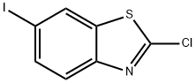 2-氯-6-碘苯并噻唑 结构式