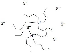 BIS(TETABUTYLAMMONIUM) HEXASULFIDE 结构式