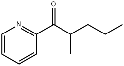 1-METHYLBUTYL 2-PYRIDYL KETONE 结构式