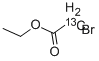 溴乙酸乙酯-2-13C 结构式