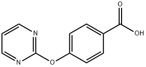 4-(2-嘧啶基氧基)苯羧酸 结构式