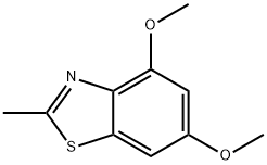4,6-DIMETHOXY-2-METHYLBENZOTHIAZOLE 结构式