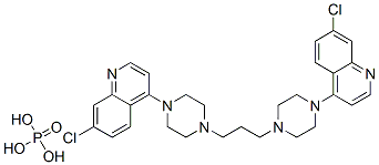 磷酸哌喹 结构式