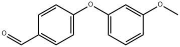 4-(3-甲氧基苯氧基)苯甲醛 结构式