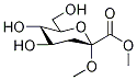 METHYL (METHYL 3-DEOXY-D-ARABINO-HEPTULOPYRANOSID)URONATE 结构式