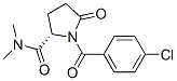 (S)-1-(4-chlorobenzoyl)-N,N-dimethyl-5-oxopyrrolidine-2-carboxamide  结构式