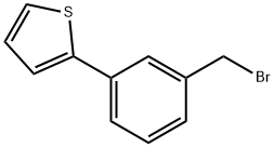 2-[3-(溴甲基)苯基]噻吩 结构式