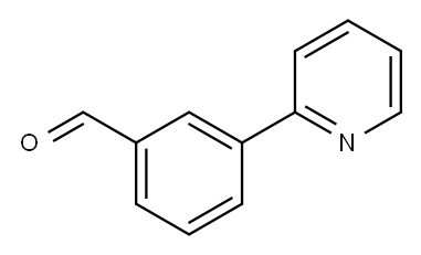 3-(2-吡啶)苯甲醛 结构式