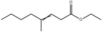 ethyl (E)-4-methyl-oct-3-enoate 结构式