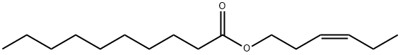 (Z)-3-hexenyl decanoate 结构式