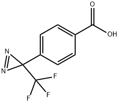 4-[3-(三氟甲基)-3H-双吖丙啶-3-基]苯甲酸 结构式