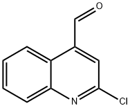 2-CHLOROQUINOLINE-4-CARBOXALDEHYDE 结构式