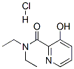 N,N-diethyl-3-hydroxypyridine-2-carboxamide monohydrochloride 结构式