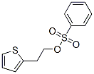 苯磺酸[2-(噻吩-2-基)乙基]酯 结构式