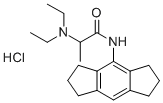 2-diethylamino-N-(1,2,3,5,6,7-hexahydro-s-indacen-4-yl)propanamide hyd rochloride 结构式