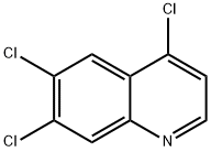 4-氯-6,7-二氯喹啉 结构式