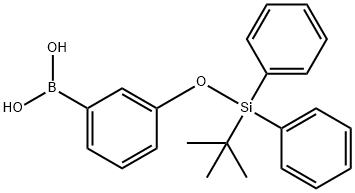 Boronic acid, B-[3-[[(1,1-diMethylethyl)diphenylsilyl]oxy]phenyl]- 结构式