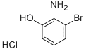 2-氨基-3-溴-苯酚盐酸盐 结构式