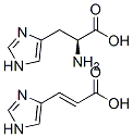 L-histidine mono[3-(1H-imidazol-4-yl)acrylate] 结构式