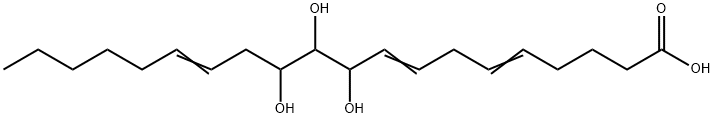 10,11,12-trihydroxyeicosatrienoic acid 结构式