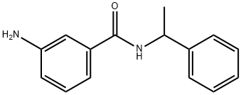 3-AMINO-N-(1-PHENYLETHYL)BENZAMIDE 结构式