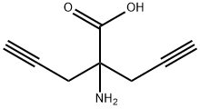 4-Pentynoic  acid,  2-amino-2-(2-propynyl)-  (9CI) 结构式