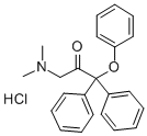 2-Propanone, 3-(dimethylamino)-1,1-diphenyl-1-phenoxy-, hydrochloride 结构式