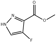 4 - 氟- 1H-吡唑-3 - 羧酸甲酯 结构式