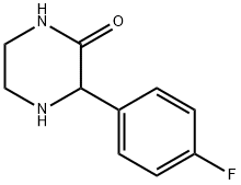 3-(4-氟苯)哌嗪-2-酮 结构式