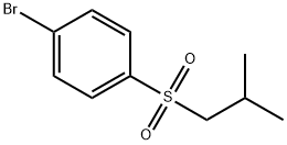 1-溴-4-(异丁基磺酰基)苯 结构式
