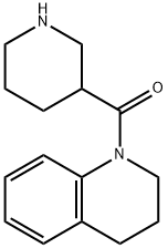 1-(piperidin-3-ylcarbonyl)-1,2,3,4-tetrahydroquinoline 结构式