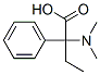 2-(dimethylamino)-2-phenylbutyric acid 结构式