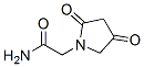 2,4-二氧吡咯烷-1-乙酰胺 结构式