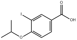 3-碘-4-异丙氧基苯甲酸 结构式