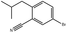 5-溴-2-异丁基苯甲腈 结构式