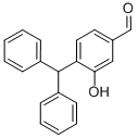 BENZALDEHYDE, 3-(DIPHENYLMETHYL)-4-HYDROXY- 结构式