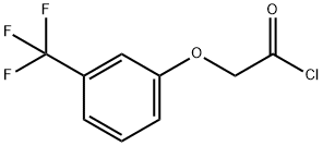 2-[3-(三氟甲基)苯氧基]乙酰氯化物 结构式