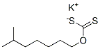 potassium O-isooctyl dithiocarbonate 结构式