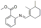 methyl 2-[[(dimethylcyclohexenyl)methylene]amino]benzoate 结构式