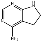 4-氨基-7氢-吡咯[2,3-D]嘧啶硫酸盐 结构式