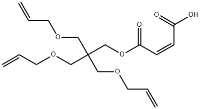 [3-allyloxy-2,2-bis(allyloxymethyl)propyl] hydrogen maleate  结构式