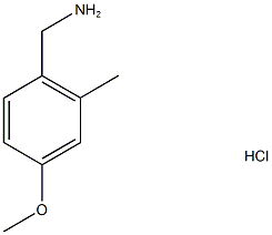 (4-Methoxy-2-methylbenzyl)amine hydrochloride 结构式