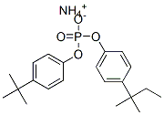 ammonium [4-(tert-butyl)phenyl] [4-(tert-pentyl)phenyl] phosphate 结构式