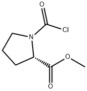 methyl 1-(chlorocarbonyl)-L-prolinate 结构式