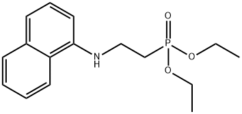 diethyl [2-(1-naphthylamino)ethyl]phosphonate  结构式