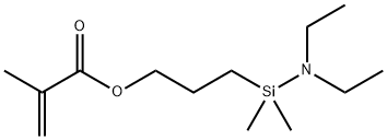 3-[(diethylamino)dimethylsilyl]propyl methacrylate 结构式