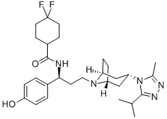 4-Hydroxyphenyl Maraviroc 结构式