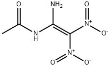 Acetamide,  N-(1-amino-2,2-dinitroethenyl)- 结构式