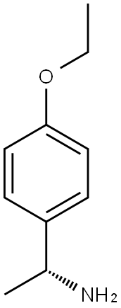 (AR)-4-乙氧基-A-甲基苯甲胺 结构式